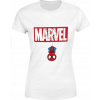 DÁMSKE TRIČKO SPIDER MAN MARVEL BIELA KOMIKS CARTOON UNIVERZUM NERD - XL