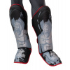 TOP TEN Shin Guard “Mix Fight Gorilla” for Thaiboxen, K1 und MMA - black-gray, size XS Size: M, Color: Black - Gray