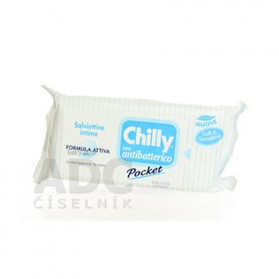 Chilly Intima Antibacterial intimní ubrousky 12 ks
