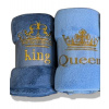 HoD Osušky rýchloschnúce King a Queen Mikrovlákno 70x140 cm 2 ks