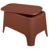 Toomax PETRA plastový stůl+box - terracotta