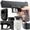 KOVOVÁ PIŠTOĽ NA GULIČKY GLOCK 17 ČIERNA REPLIKA ASG IMITÁCIA ZBRANE