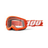 100% MX Okuliare 100% STRATA 2 Orange - Clear lens