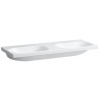 Laufen LUA dvojumyvadlo 120 cm bez přepadu a bez otvoru pro baterie H8140810001421 Varianta: Bílá