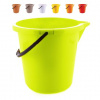 Vedro 12L PH s výlevkou PLAFOR, mix farieb
