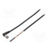 Připojovací kabel M8 PIN 4 úhlový 5m zástrčka 1A 0÷70°C PVC