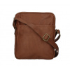 Pánska kožená taška MI66 hnedá