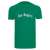 Los Angeles Wording Tee - forest green L