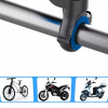 PROTIPÁDOVÝ ČERVENÝ MOTOCYKLOVÝ DRŽIAK SO STABILIZÁCIOU PRE SMARTFÓNY GPS