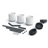 Prosperplast Stojan na kvety BLOOMIE STAND biely 54cm