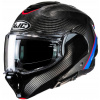 HJC F100 CARBON STAN Vyklápacia prilba carbon-červená-modrá MC21 XL