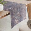 Biante Zamatový behúň na stôl Isabela IBL-004 Gold Design tmavo sivý 35x180 cm