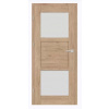 ERKADO SET Rámové dvere FORZÍTIA 7 presklené, fólia Premium Dub +zárubeň+kľučka ERK-FORZITIA7-PremiumDub