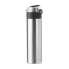 Fľaša s bezpečnostným uzáverom (400 ml) , Dull silver Farba: Dull silver