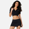 Slazenger Cropped Polo Top Black 12 (40)