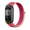 eses Nylonový remienok pre Xiaomi Smart Band 8, 9 a 10 - Rúžovo červený