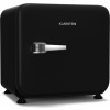 Klarstein Audrey Evo mini chladnička 43L - retro dizajn, tichá 40 dB, kompresor, nastaviteľné nožičky, otočné dvere, malá chladnička do spálne a kancelárie, čierna