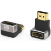 PremiumCord 8K Adaptér spojka HDMI A - HDMI A, F/M, zahnutá do pravého úhlu 90° kphdma-39