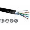 Solarix SXKD-5E-FTP-PE-SAM Venkovní instalační kabel CAT5e FTP drot PE samonosný 305m / box