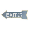 Tabuľka Exit way out