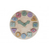 Little Dutch Drevené Hodiny S Puzzle Kockami Farma