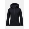 BUNDA PEAK PERFORMANCE EXPLORE SOFTSHELL HOOD JACKET WOMEN BLACK
