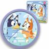 Nástenné hodiny na stenu Veľké 25cm pre dieťa Deti / Bluey a Bingo