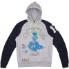 YAKUZA mikina YPS 3326 dark blue/grey - 3XL