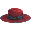 BULLHIDE HATS Days of Fire – americký klobúk z prémiovej vlny, červený Veľkosť: 61 cm (XL)