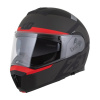 ZED prilba F19, ZED (čierna matná/červená fluo/šedá) 2025 - L