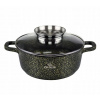 Hrniec, kastrol - Keramický mramorový hrniec 3,3l 22cm Zilner ZL-7202 (Hrniec, kastrol - Keramický mramorový hrniec 3,3l 22cm Zilner ZL-7202)