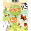 Náučná samolepková knižka, A4 - Kone