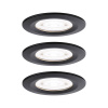 Paulmann 92339 Nova LED vstavané svetlo GU10 4.9 W čierna (matná); 92339