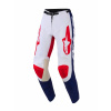 Kalhoty RACER RIWAY, ALPINESTARS (bílá/modrá/červená, vel. 28)