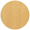vidaXL Stolová doska Ø80x1,5 cm bambus - Hnedá - 74558-29154