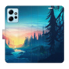 Flip pouzdro iSaprio - Xiaomi Redmi Note 12 5G / Poco X5 5G - Magical Landscape - kapsičky na karty (Knížkový flip kryt, obal, pouzdro iSaprio na mobil Xiaomi Redmi Note 12 5G / Poco X5 5G - Magical L