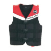 Záchranná vesta PROLIMIT Vest Nylon 3-Buckle - čierna/červená XS