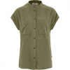 Fjällräven Övik Hemp Shirt SS W, Farba GREEN, Veľkosť M