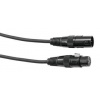Eurolite DMX kábel XLR 5pin, 3m dĺžka, čierny