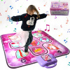 Ružová tanečná podložka s Bluetooth pre deti - edukatívna