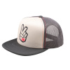 Troy Lee Designs TLD Trucker, šiltovka - Peace Out Vintage White / Carbon