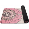 YATE Yoga Mat přírodní guma - vzor F 4 mm - béžová