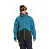 Pánská zimní bunda na lyže/snowboard Meatfly Cronos 2024 Black/Deep Ocean