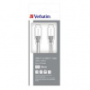 Verbatim USB kabel (3.1) USB C samec - USB C samec 0.3m stříbrný 48867 box