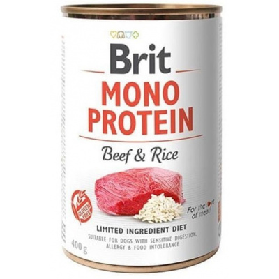 Brit Mono Protein Beef & Brown Rice 6x 400 g