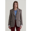 SAKO GANT REG HOUNDSTOOTH BLAZER SOFT OAT