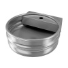 Sanela - Nerezové okrúhle umývadlo KEG na stenu