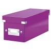Leitz Krabice na CD Click & Store, Purpurová