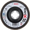 Bosch Vejárovitý kotúč X571 X-LOCK Best for Metal, plastová doska, prelis, 115 mm, P 80 2608621765