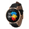 Garett Smartwatch Verona zlatá, černý řemínek (VERONA_GOLD_BLACK_LEATHER)